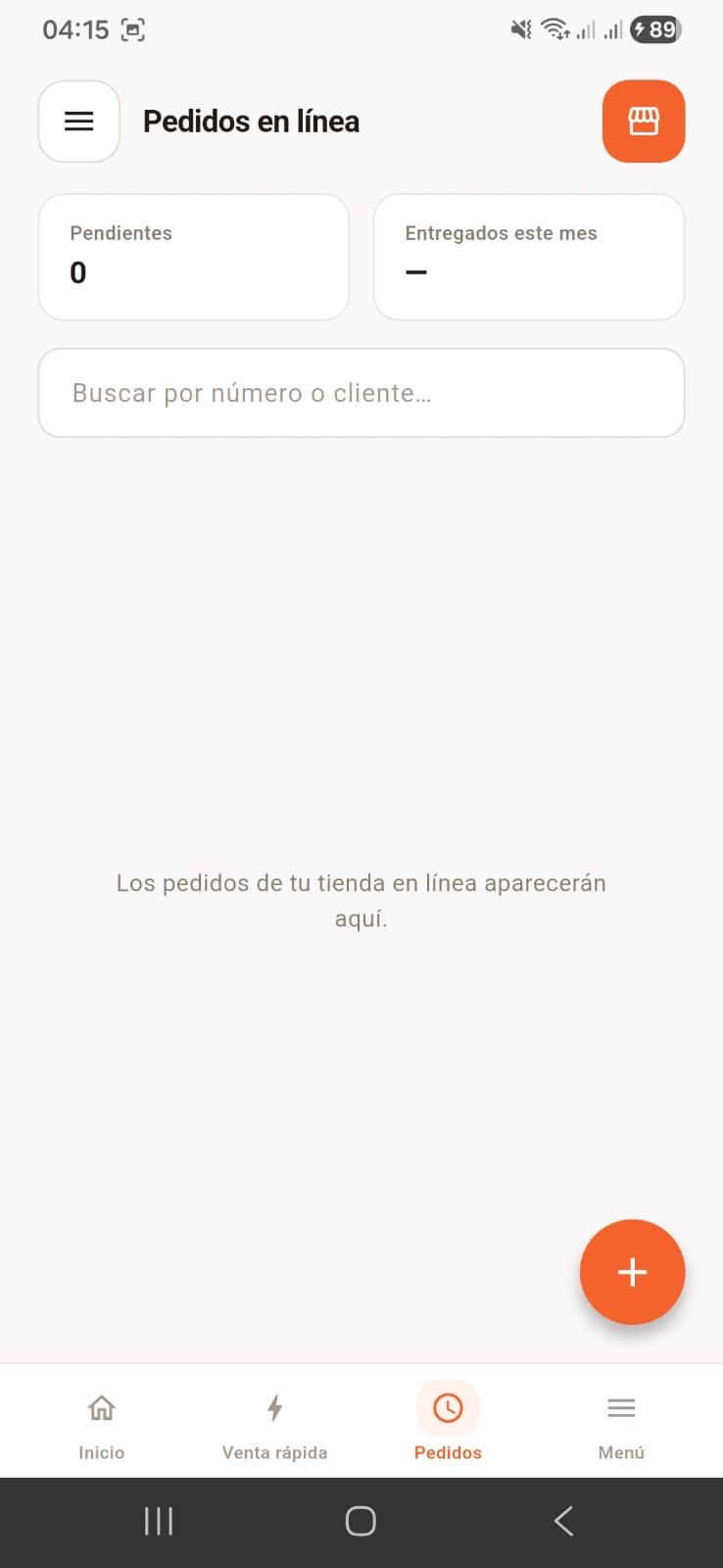 Pedidos en línea